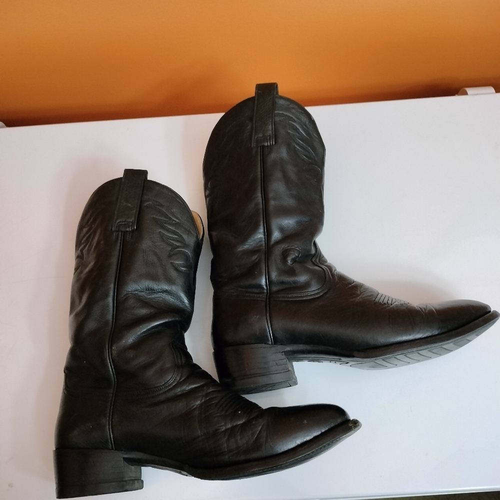 Ariat Men's Sedona Arena Cowboy Boots Black Size 10 - Picture 5 of 6